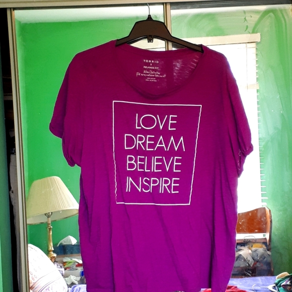 Torrid Inspirational Tee - Picture 1 of 3